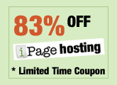 Save big on iPage's shared and Wordpress hosting with our March coupons!